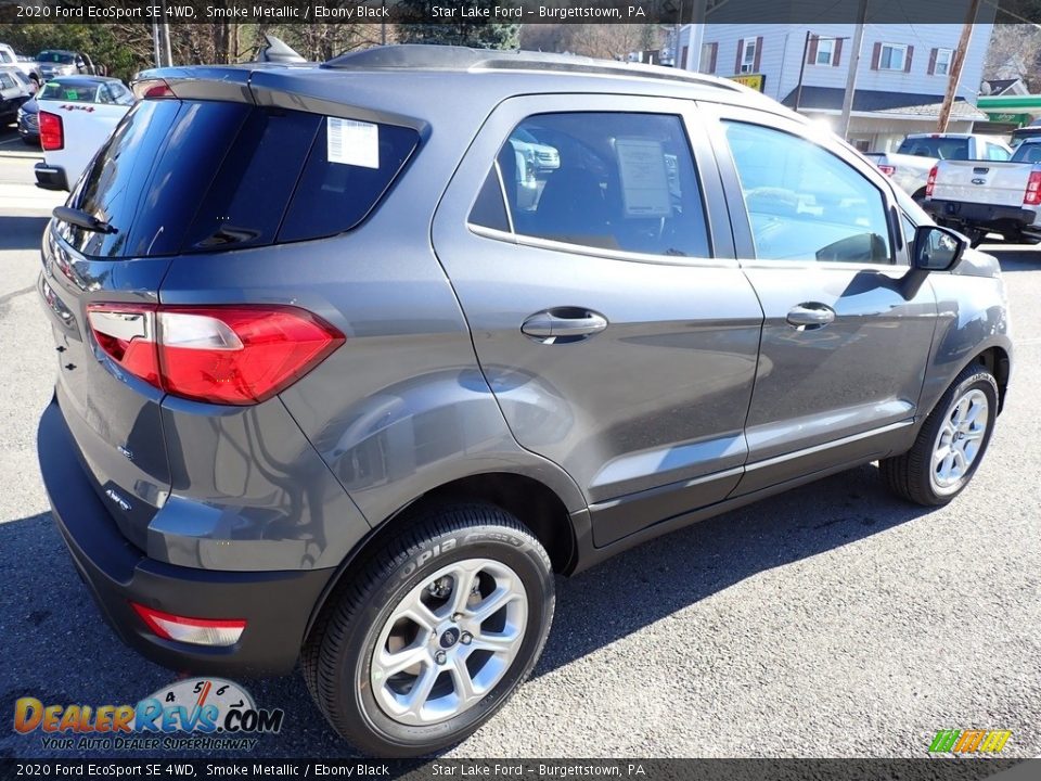 2020 Ford EcoSport SE 4WD Smoke Metallic / Ebony Black Photo #6