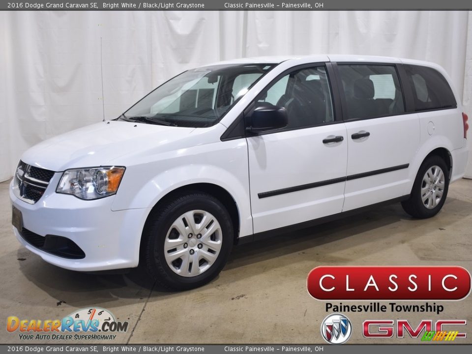 2016 Dodge Grand Caravan SE Bright White / Black/Light Graystone Photo #1