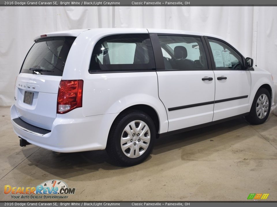 2016 Dodge Grand Caravan SE Bright White / Black/Light Graystone Photo #2