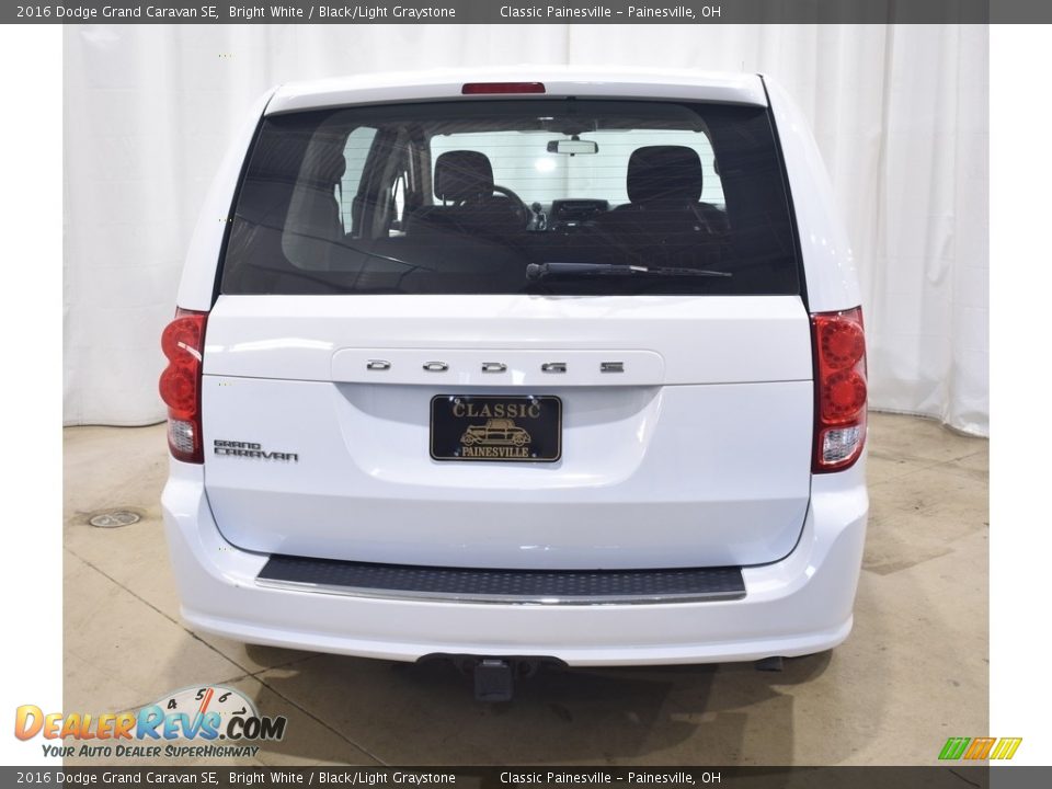 2016 Dodge Grand Caravan SE Bright White / Black/Light Graystone Photo #3