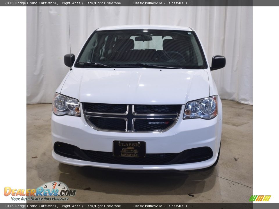 2016 Dodge Grand Caravan SE Bright White / Black/Light Graystone Photo #4