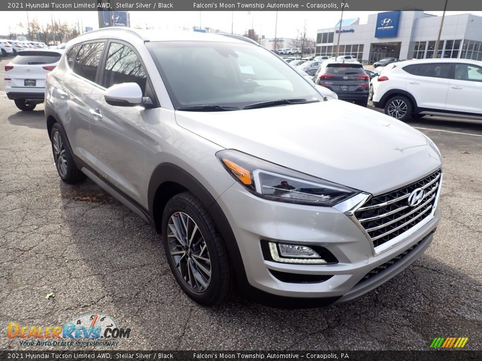 2021 Hyundai Tucson Limited AWD Stellar Silver / Black Photo #3