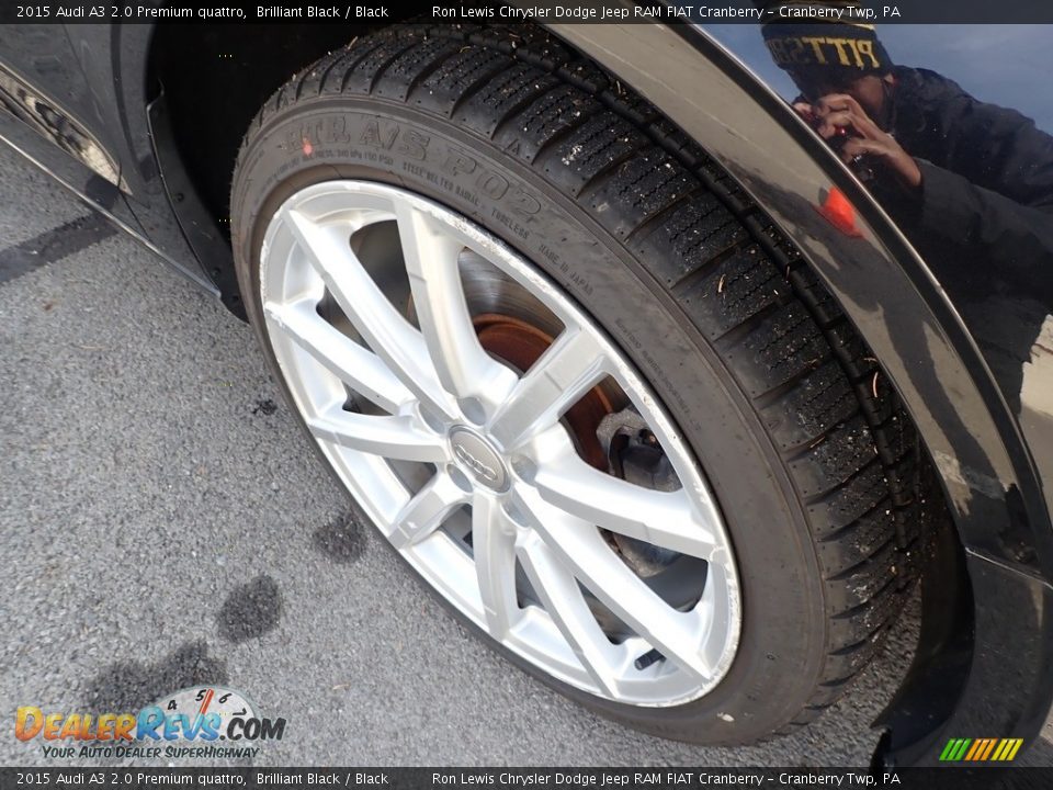 2015 Audi A3 2.0 Premium quattro Brilliant Black / Black Photo #5