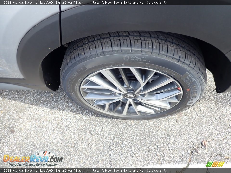 2021 Hyundai Tucson Limited AWD Stellar Silver / Black Photo #7