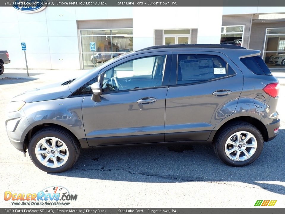 2020 Ford EcoSport SE 4WD Smoke Metallic / Ebony Black Photo #2