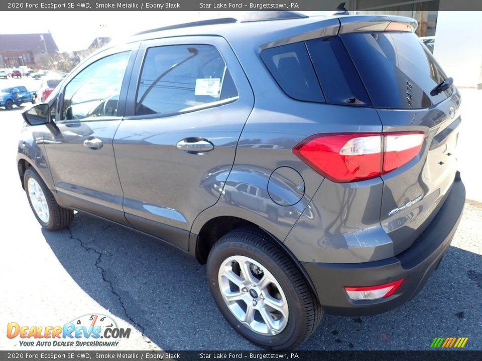 2020 Ford EcoSport SE 4WD Smoke Metallic / Ebony Black Photo #3