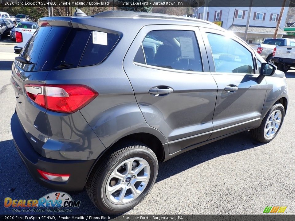 2020 Ford EcoSport SE 4WD Smoke Metallic / Ebony Black Photo #6