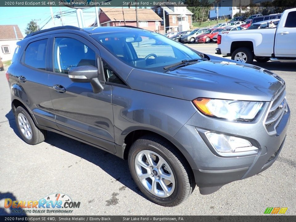 2020 Ford EcoSport SE 4WD Smoke Metallic / Ebony Black Photo #8