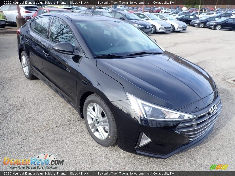 2020 Hyundai Elantra Value Edition Phantom Black / Black Photo #3