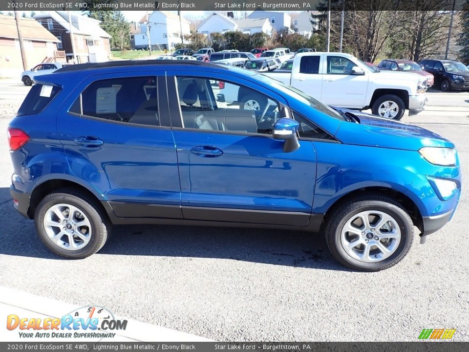 2020 Ford EcoSport SE 4WD Lightning Blue Metallic / Ebony Black Photo #7