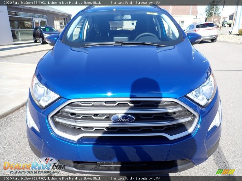 2020 Ford EcoSport SE 4WD Lightning Blue Metallic / Ebony Black Photo #9