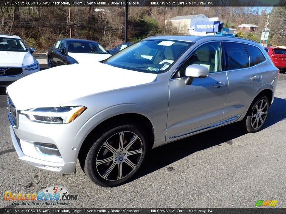 Bright Silver Metallic 2021 Volvo XC60 T5 AWD Inscription Photo #5