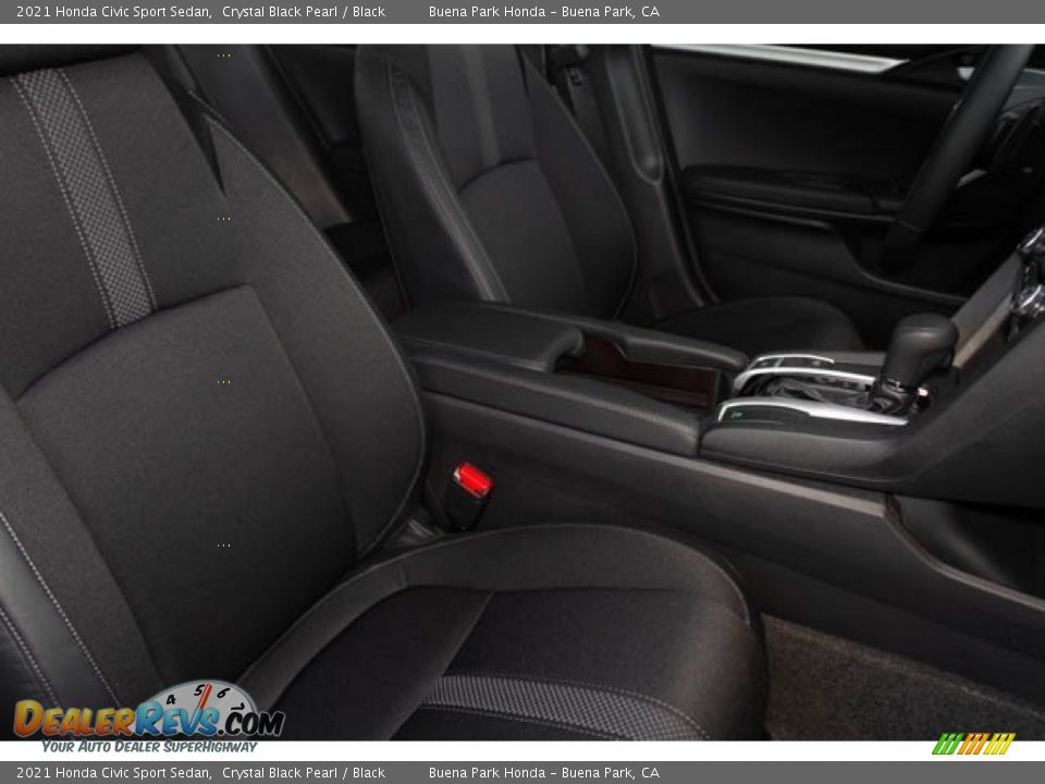 2021 Honda Civic Sport Sedan Crystal Black Pearl / Black Photo #31