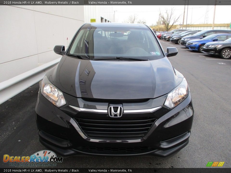 2018 Honda HR-V LX AWD Mulberry Metallic / Black Photo #9