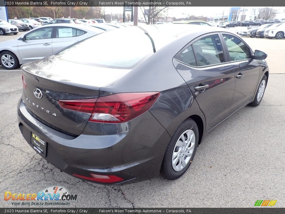 2020 Hyundai Elantra SE Portofino Gray / Gray Photo #2