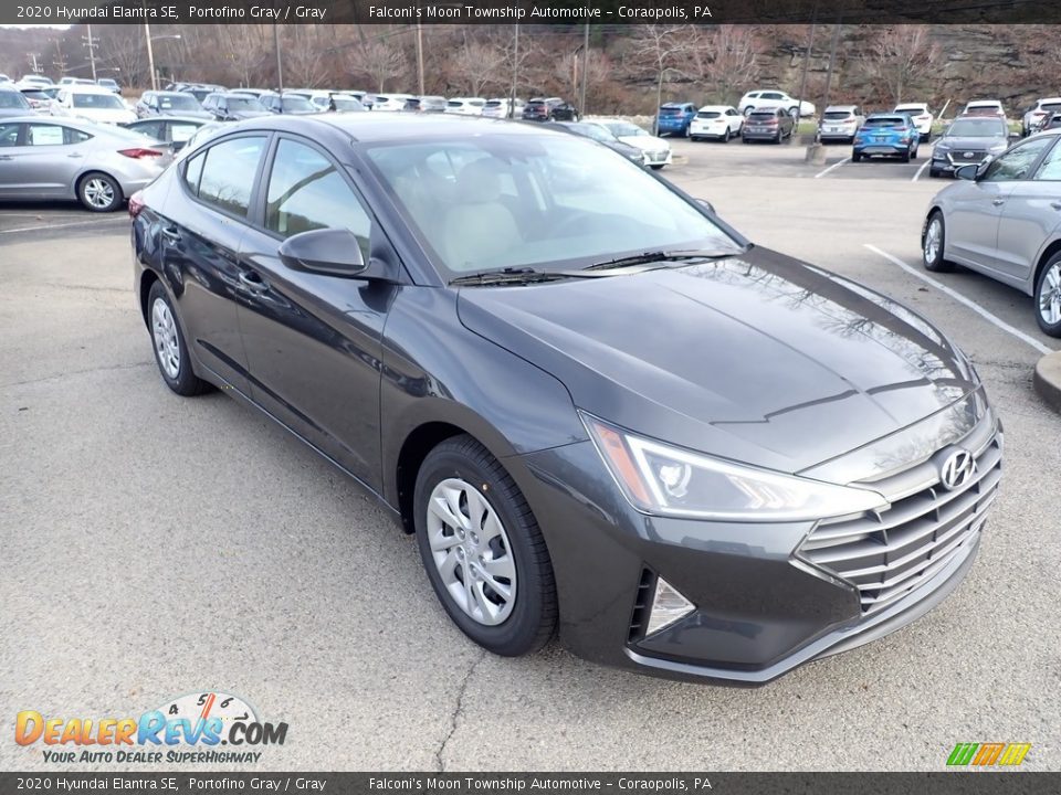 2020 Hyundai Elantra SE Portofino Gray / Gray Photo #3