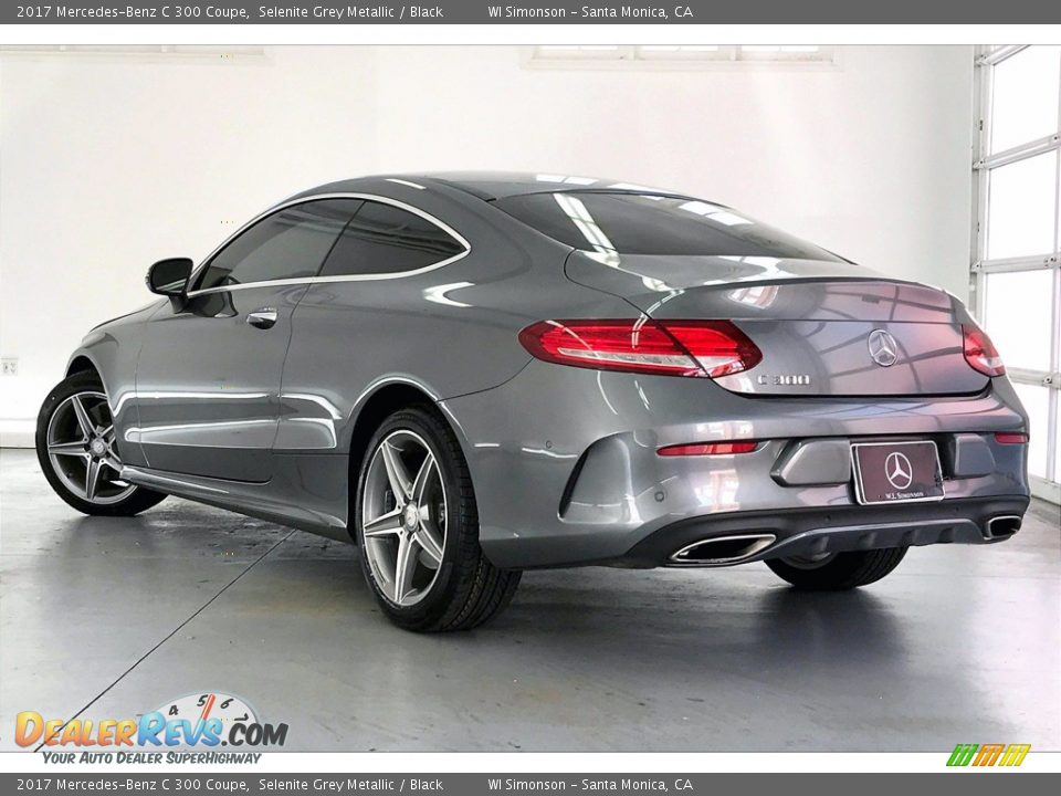 2017 Mercedes-Benz C 300 Coupe Selenite Grey Metallic / Black Photo #10