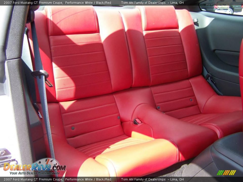Rear Seat of 2007 Ford Mustang GT Premium Coupe Photo #11