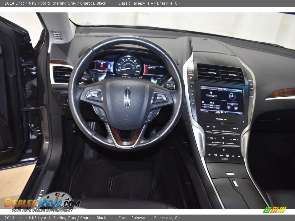 2014 Lincoln MKZ Hybrid Sterling Gray / Charcoal Black Photo #14