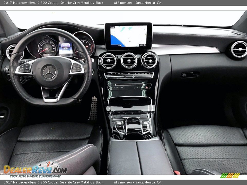 2017 Mercedes-Benz C 300 Coupe Selenite Grey Metallic / Black Photo #15