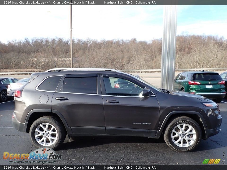 2016 Jeep Cherokee Latitude 4x4 Granite Crystal Metallic / Black Photo #5