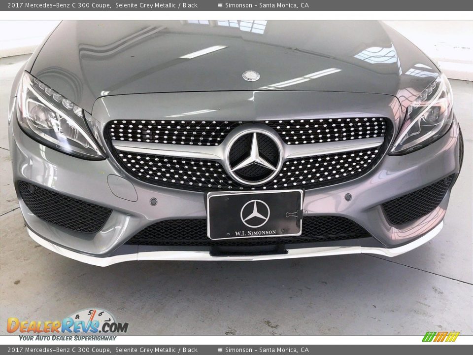 2017 Mercedes-Benz C 300 Coupe Selenite Grey Metallic / Black Photo #30