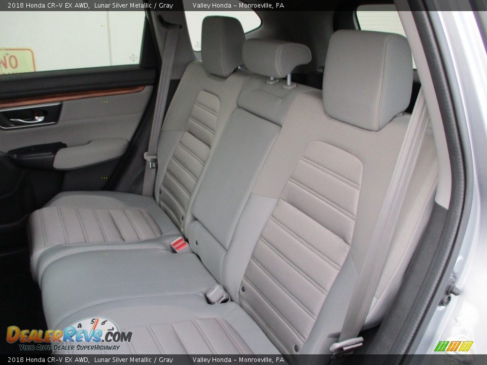 2018 Honda CR-V EX AWD Lunar Silver Metallic / Gray Photo #13