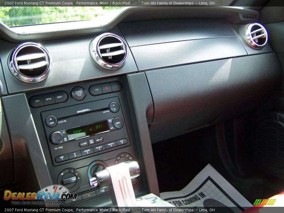 2007 Ford Mustang GT Premium Coupe Performance White / Black/Red Photo #16