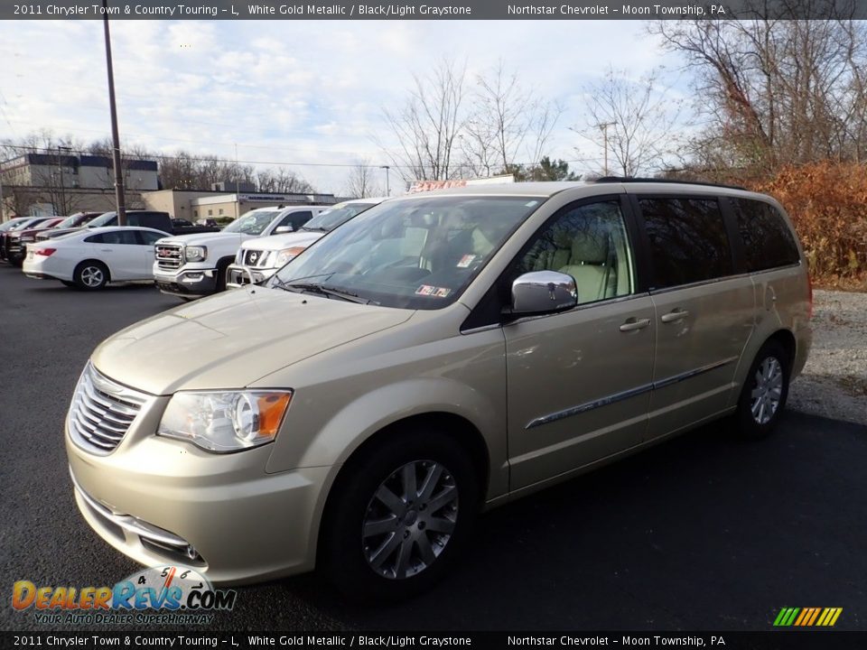 2011 Chrysler Town & Country Touring - L White Gold Metallic / Black/Light Graystone Photo #1