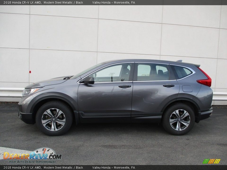 2018 Honda CR-V LX AWD Modern Steel Metallic / Black Photo #2