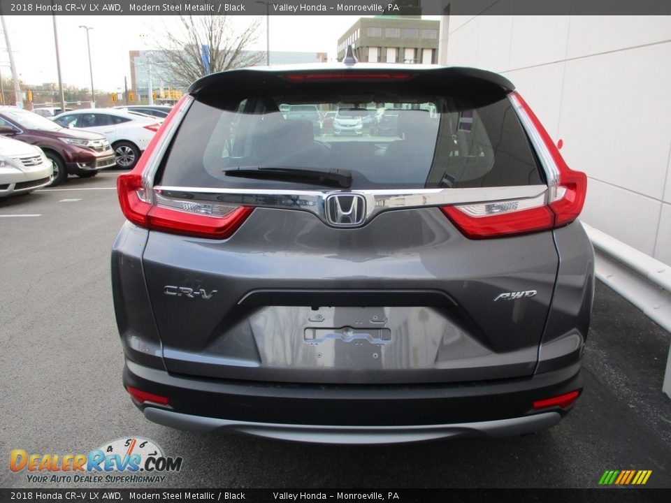 2018 Honda CR-V LX AWD Modern Steel Metallic / Black Photo #4