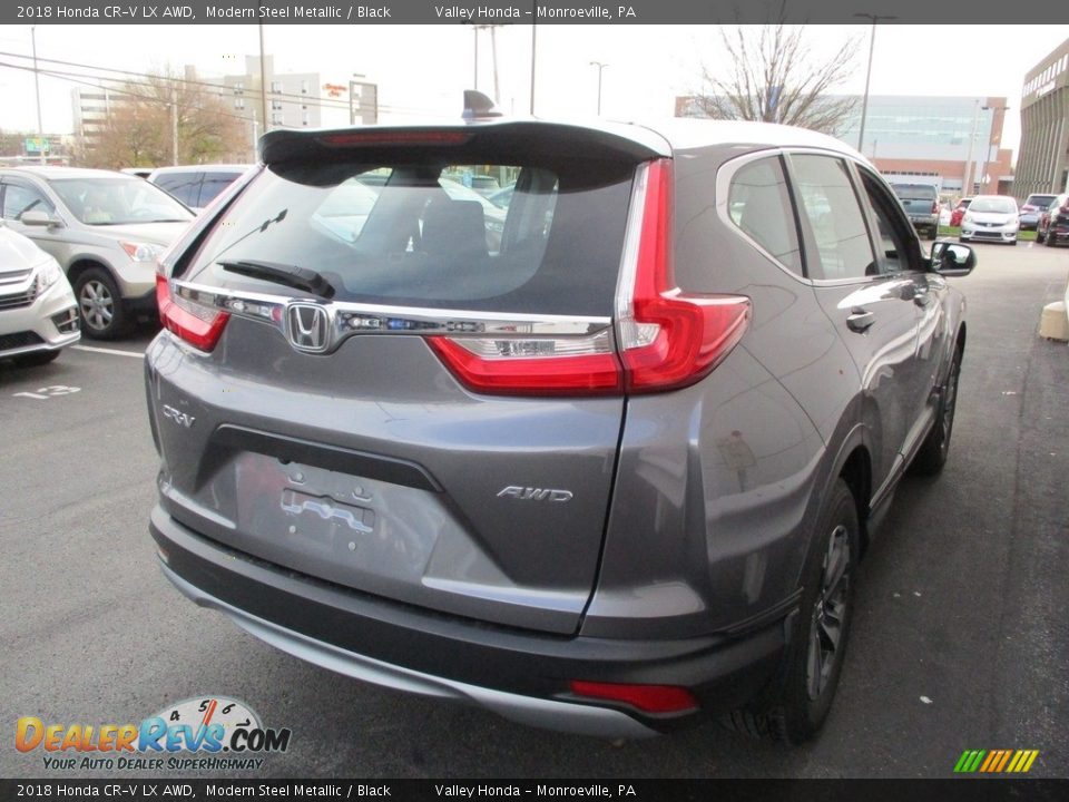 2018 Honda CR-V LX AWD Modern Steel Metallic / Black Photo #5