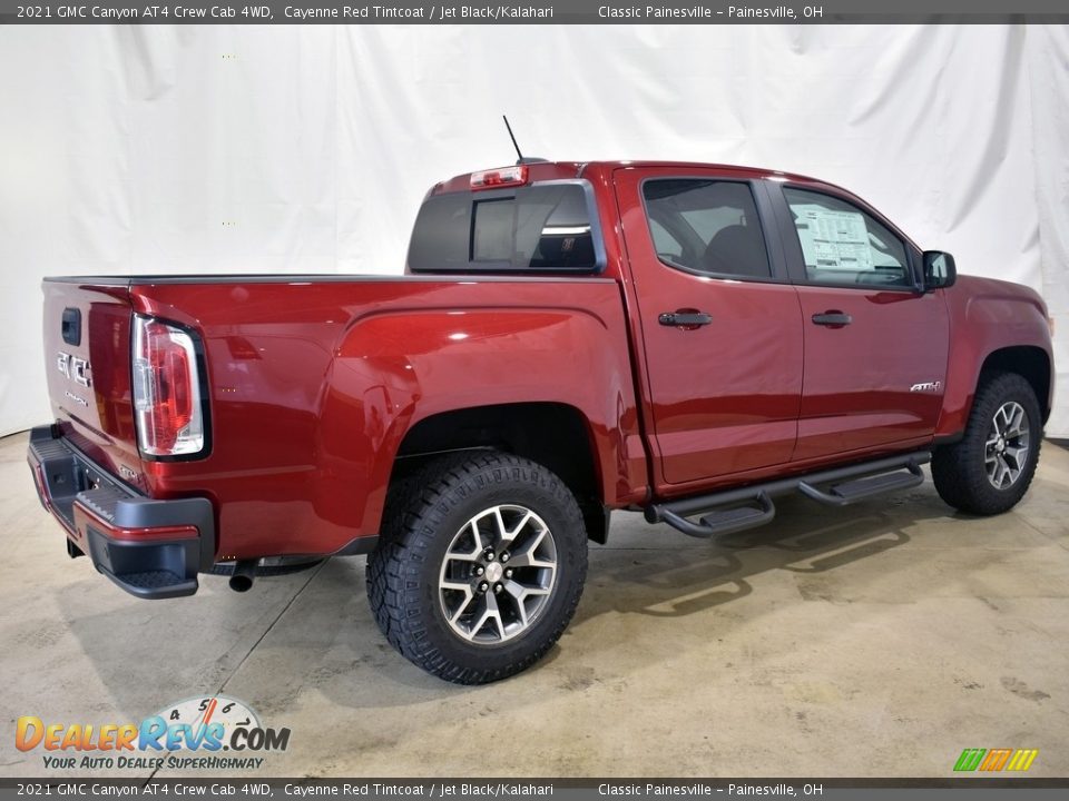 2021 GMC Canyon AT4 Crew Cab 4WD Cayenne Red Tintcoat / Jet Black/Kalahari Photo #2
