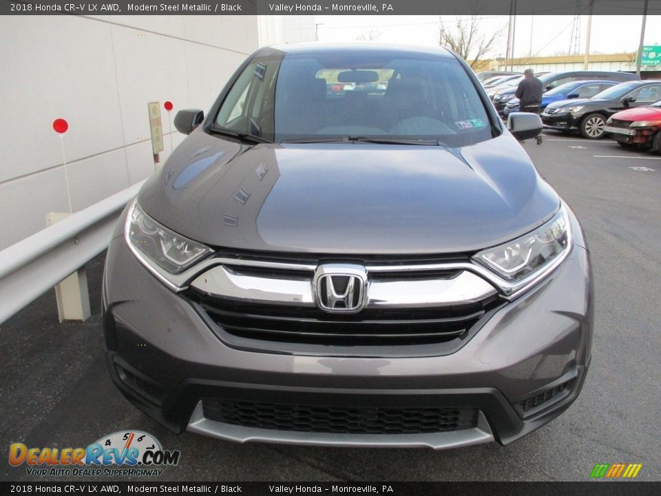 2018 Honda CR-V LX AWD Modern Steel Metallic / Black Photo #8