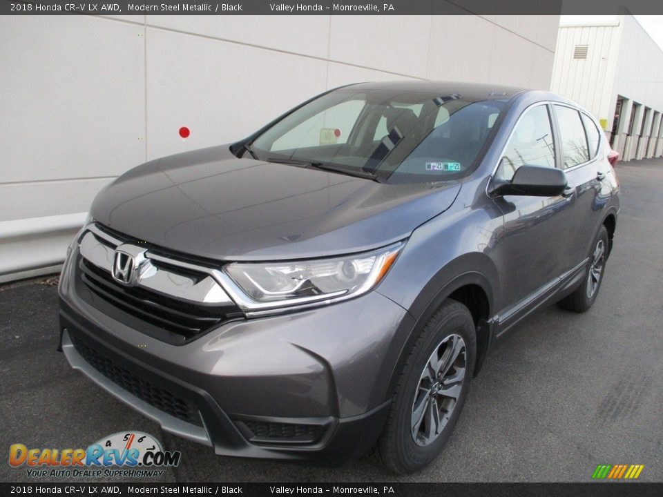 2018 Honda CR-V LX AWD Modern Steel Metallic / Black Photo #9