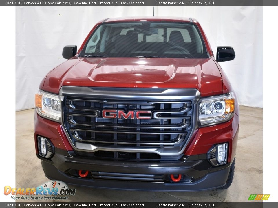 2021 GMC Canyon AT4 Crew Cab 4WD Cayenne Red Tintcoat / Jet Black/Kalahari Photo #4