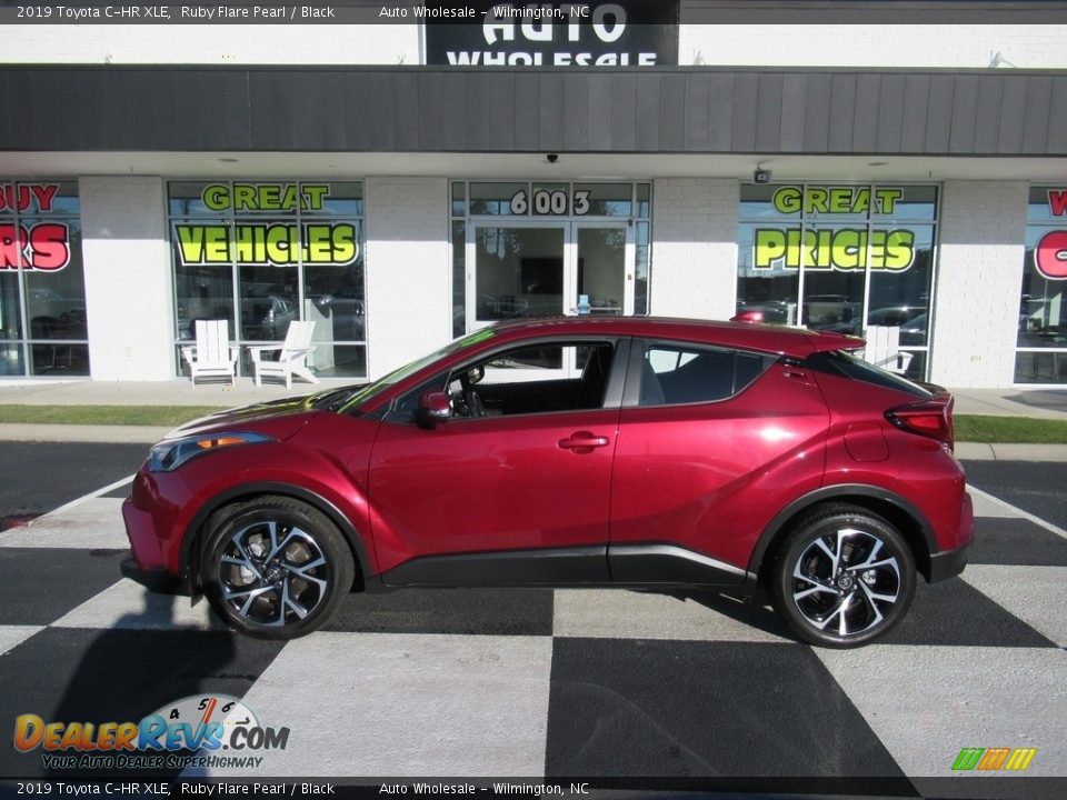 2019 Toyota C-HR XLE Ruby Flare Pearl / Black Photo #1