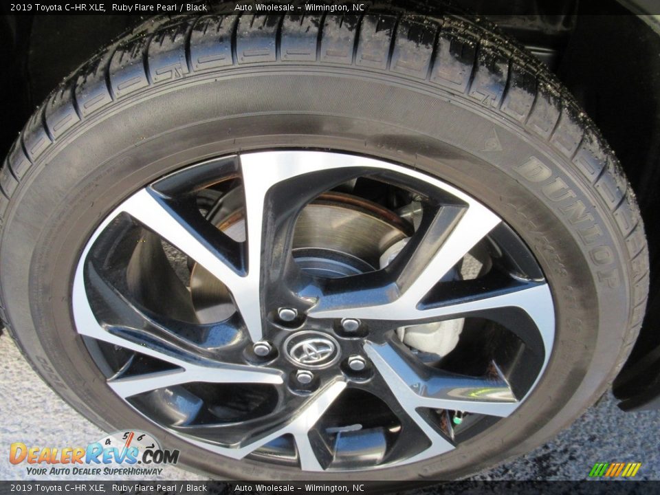 2019 Toyota C-HR XLE Ruby Flare Pearl / Black Photo #7