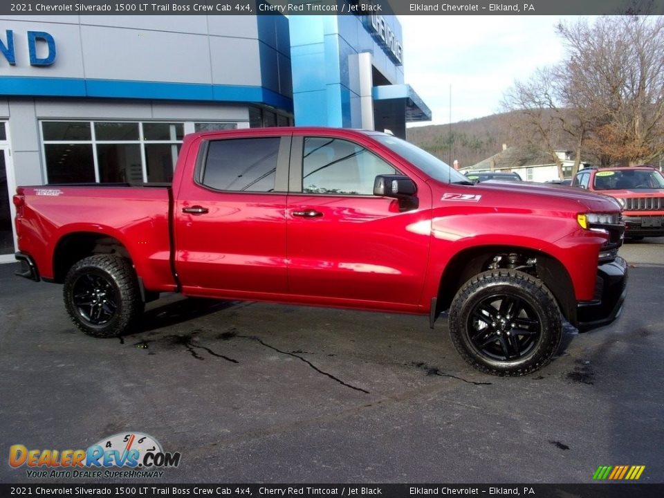 2021 Chevrolet Silverado 1500 LT Trail Boss Crew Cab 4x4 Cherry Red Tintcoat / Jet Black Photo #1