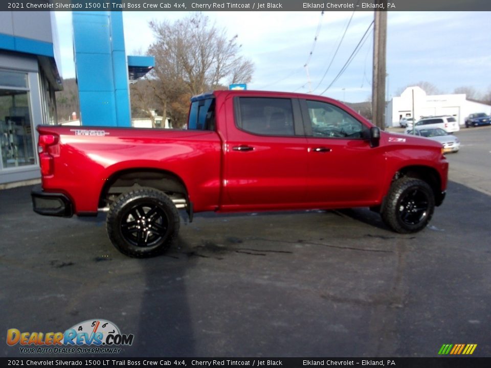 2021 Chevrolet Silverado 1500 LT Trail Boss Crew Cab 4x4 Cherry Red Tintcoat / Jet Black Photo #2