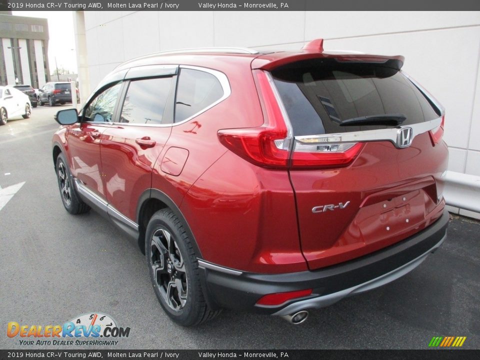 2019 Honda CR-V Touring AWD Molten Lava Pearl / Ivory Photo #3