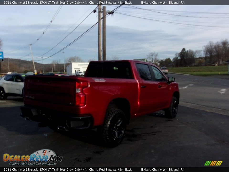 2021 Chevrolet Silverado 1500 LT Trail Boss Crew Cab 4x4 Cherry Red Tintcoat / Jet Black Photo #3