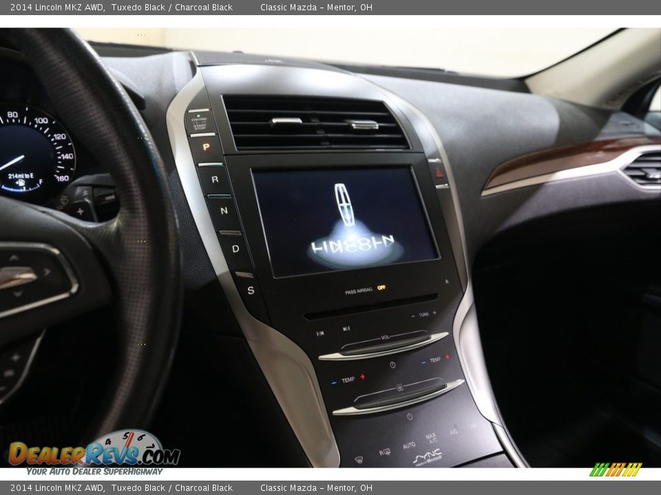 2014 Lincoln MKZ AWD Tuxedo Black / Charcoal Black Photo #10