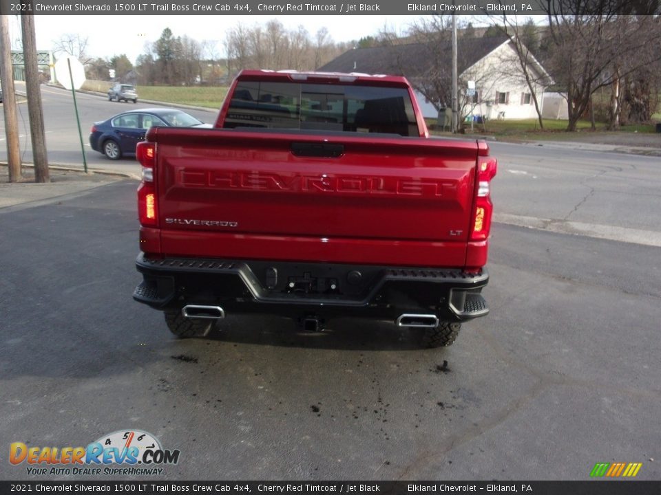 2021 Chevrolet Silverado 1500 LT Trail Boss Crew Cab 4x4 Cherry Red Tintcoat / Jet Black Photo #4