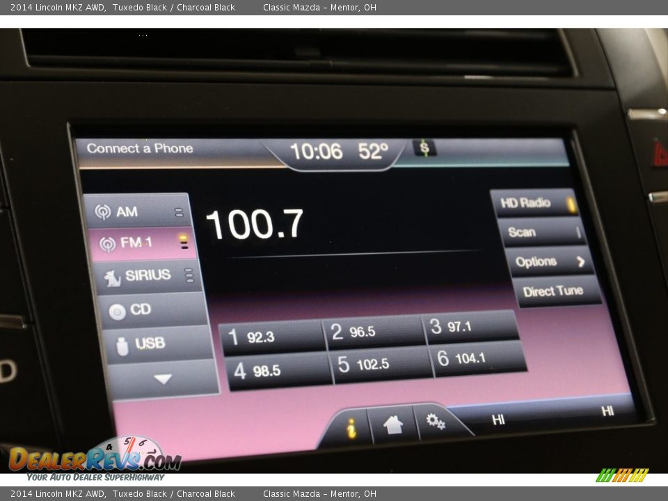 Audio System of 2014 Lincoln MKZ AWD Photo #12