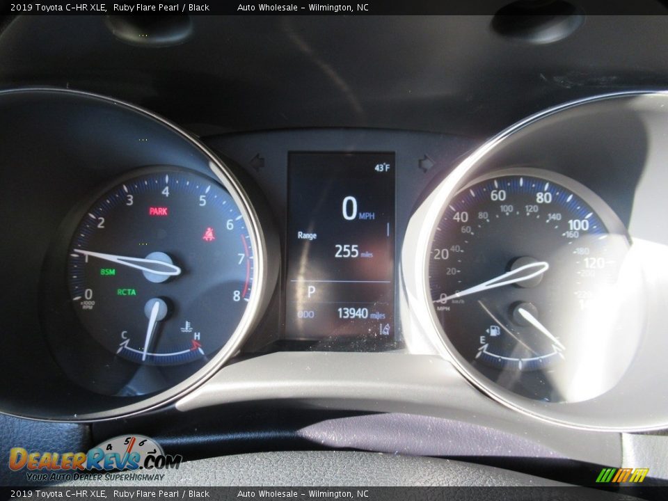 2019 Toyota C-HR XLE Ruby Flare Pearl / Black Photo #16