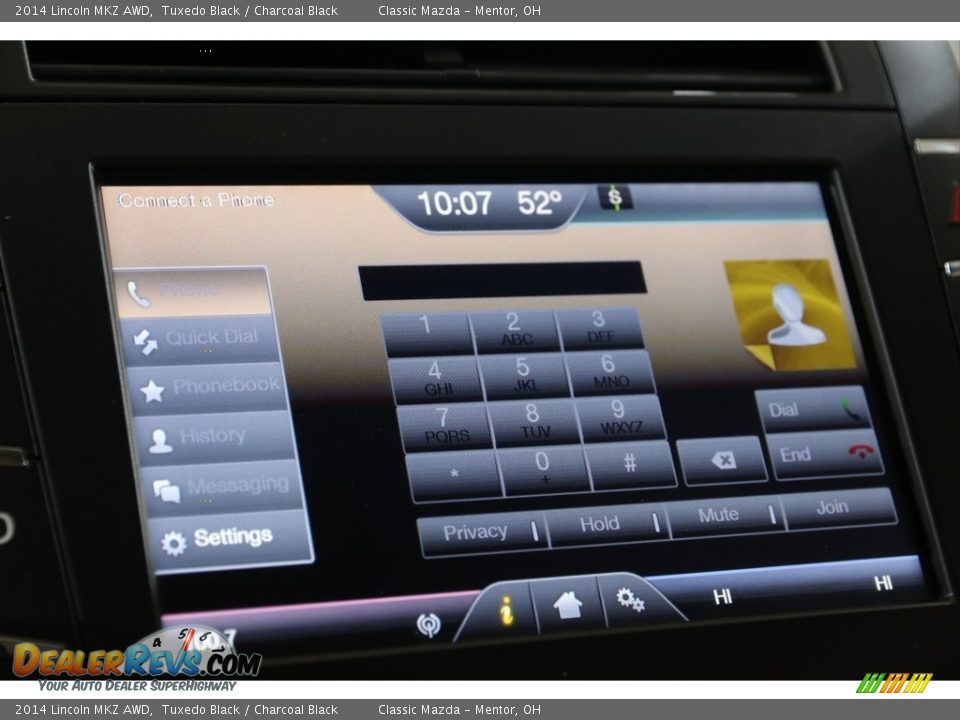 Controls of 2014 Lincoln MKZ AWD Photo #13