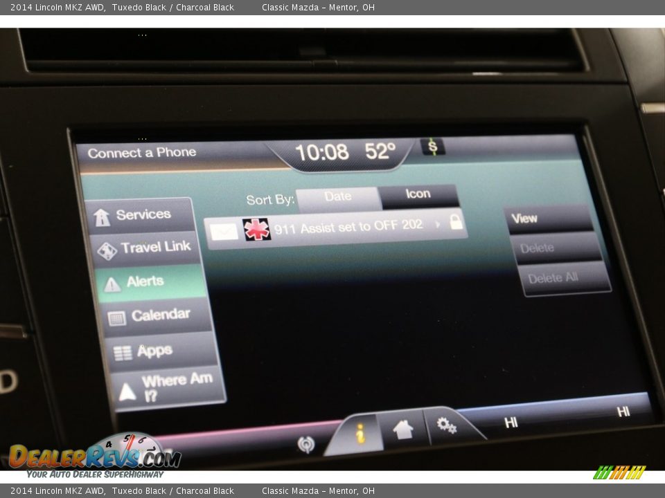 Controls of 2014 Lincoln MKZ AWD Photo #14