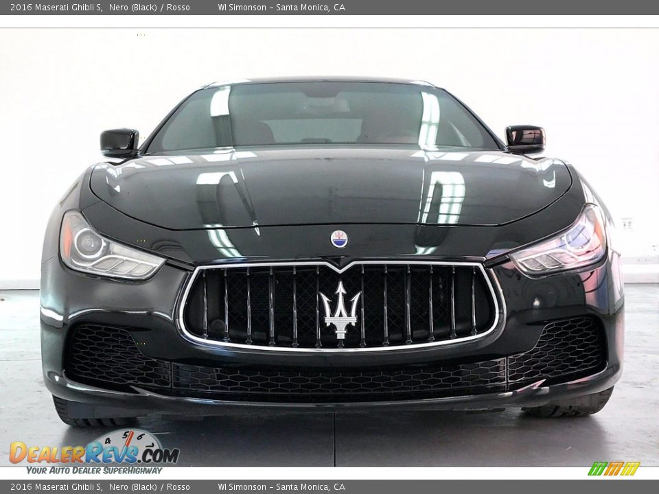 2016 Maserati Ghibli S Nero (Black) / Rosso Photo #2
