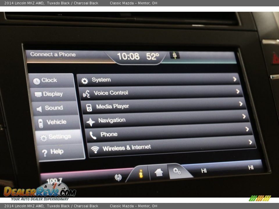 Controls of 2014 Lincoln MKZ AWD Photo #16
